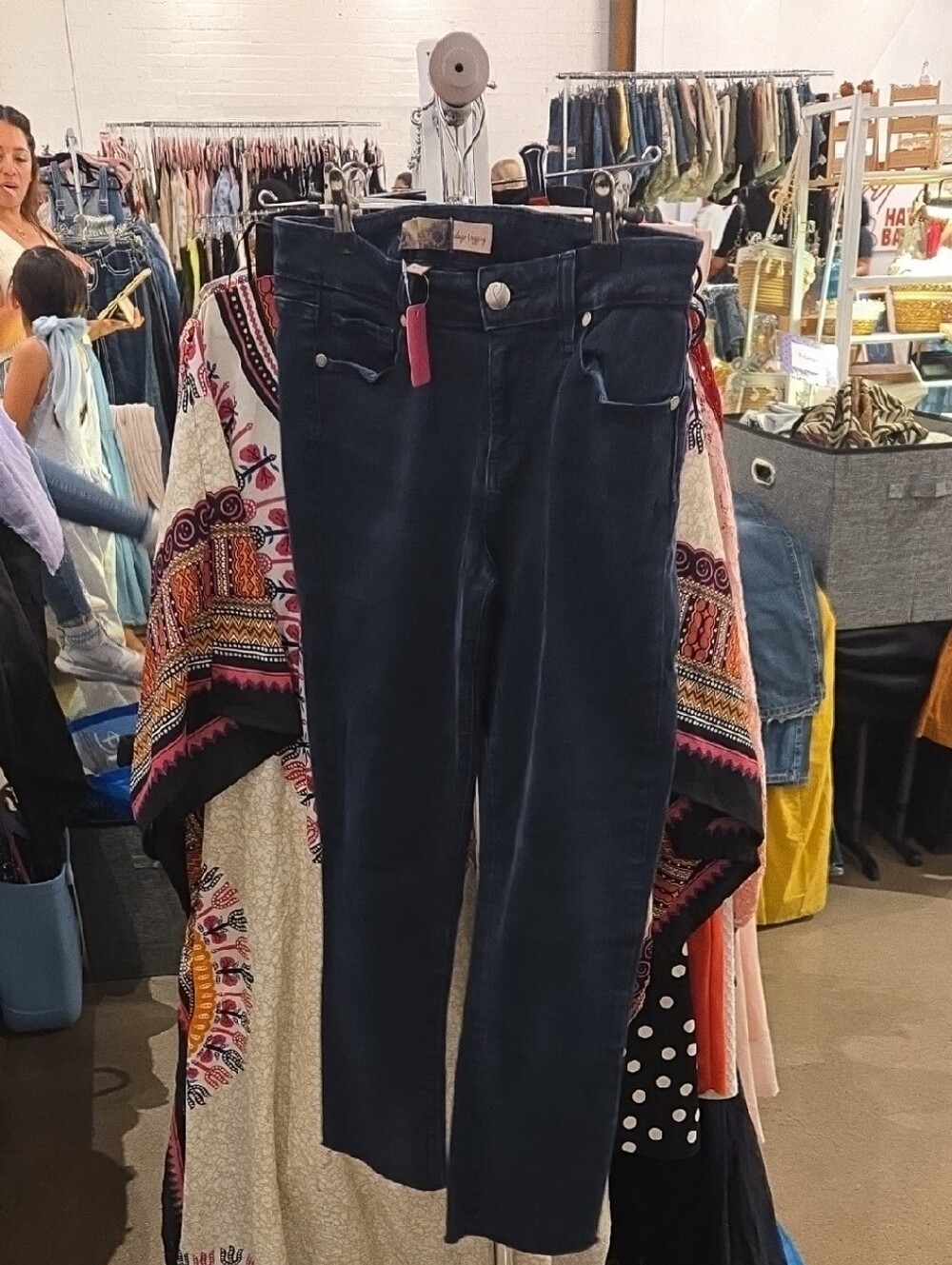 PAIGE Indigo Black Denim Jeggings